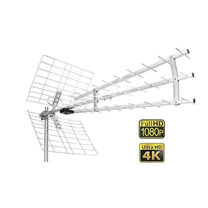 Высокая уличная цифровая телевизионная антенна Antena HD дальнего действия HDTV антенна UHF большая телевизионная антенна для частотного диапазона 470-862 мГц