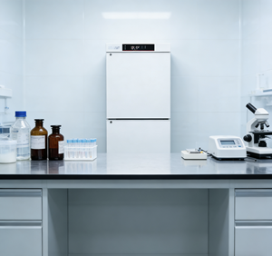 ตู้แช่แข็งสัตวแพทย์ HTSY ตู้แช่แข็งแบบตั้งตรง 200 ลิตร ตู้แช่แข็งแนวตั้ง ตู้เย็นสำหรับห้องปฏิบัติการ - Product Image 1