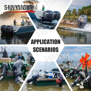 Versatile 40HP Manual <strong>2</strong> Stroke Gasoline Outboard Motor E40JMHS (S) / E40JMHL (<strong>L</strong>) Multiple Shaft Length Options Fit Various - Product Image 5