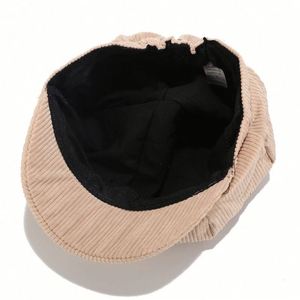 Wholesale 8 Panels Corduroy Newsboy Cap Casquette Hat Women Lady <b>Beret</b> - Product Image 5