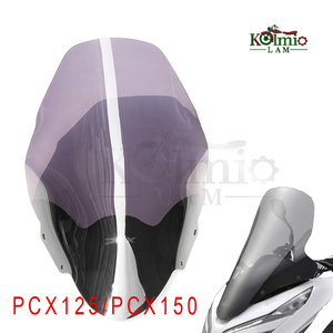 Kolmio-LAM <span class=keywords><strong>Parabrezza</strong></span> Cupolino Deflettore Vento Schermo Protettivo per Scooter <span class=keywords><strong>Honda</strong></span> PCX125 PCX150 <span class=keywords><strong>PCX</strong></span> 125 150 2013-2017 - Product Image 1