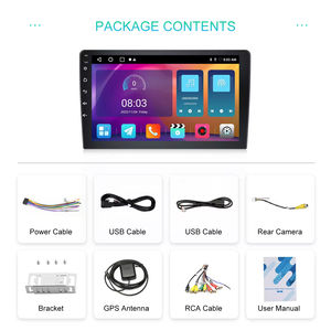 Autoradio sans fil CarPlay Android Podofo 2 Din multi-tailles GPS WiFi Bluetooth FM RDS compatible usine - Product Image 6