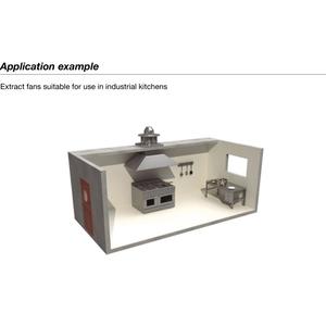 Ventiladores centrífugos de techo SODECA completamente nuevos con tecnología EC y motor IE5 para el techo de la cocina de Chef. - Product Image 3