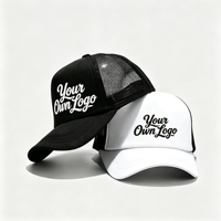 Casquette Trucker Personnalisée avec Logo, Face Avant en Mousse, Dos en Maille, Impression Sérigraphique, Streetwear, Casquettes Promotionnelles, Casquette Trucker en Mousse avec Dos en Maille