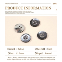 Boutons à pression en coquille d'ormeau, forme étoile à cinq branches et carrée, pour vêtements d'enfants, chemises, tricots, pulls en laine