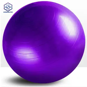 Özel Logo Oem egzersiz denge eğitmen Pvc Yoga topu jimnastik egzersiz çevre dostu Yoga topu denge PVC Yoga topu