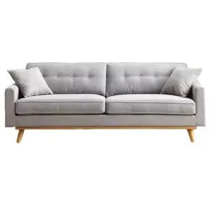 家庭办公室软垫组合沙发家具软木织物北欧沙发设计