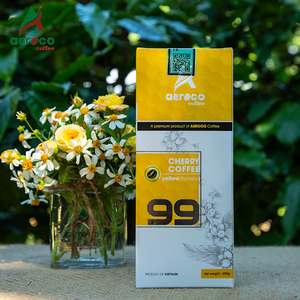 Café Molido 80% Robusta 20% Arábica, Café Cherry con Miel Amarilla, 250g, Dulce, Cafeinado, Granos de Vietnam - Product Image 2