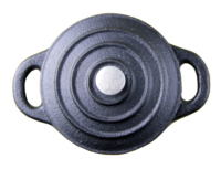 Mini cocotte en fonte avec couvercle, petite marmite en fonte pré-culottée, double poignées, compatible four, pour cuisson, soupes et ragoûts