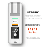 Power Bank 4 en 1 10000mAh avec prise murale AU EU UK Mini Power Bank Câble intégré USB Chargeur sans fil de voyage