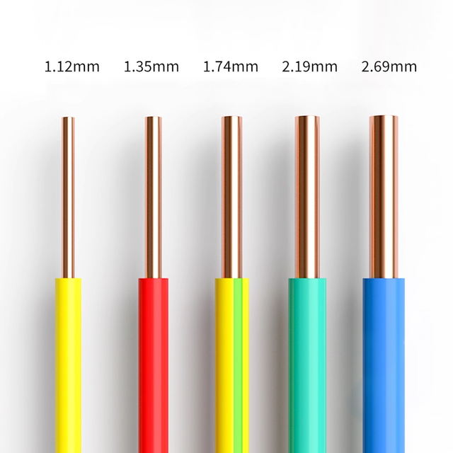 BV THHN Copper Insulated Electric Wire and Cable, PVC Electrical Wires