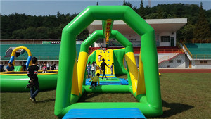 Parc aquatique gonflable en promotion pour l'été – Amusements aquatiques fluviaux pour enfants et adultes – Matériau vinyle/PVC - Product Image 3