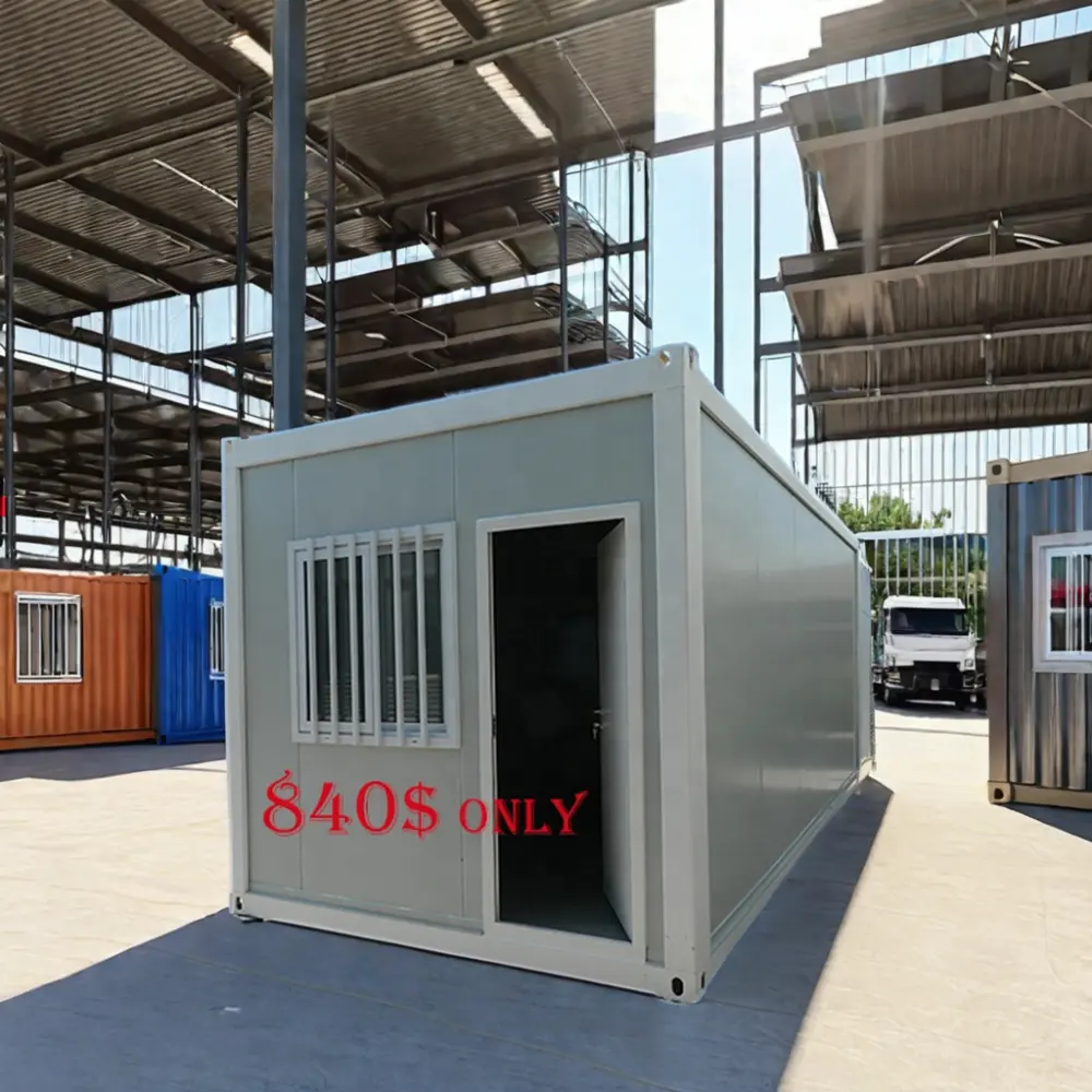 UPS High quality flat pack Detachable prefabricated cargo storage container houses for sale in china