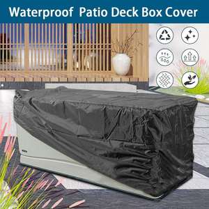 Funda Impermeable de Tela Oxford 210 para Almacenamiento Exterior, Armarios y Muebles - Funda Protectora para Cajas de Almacenamiento de Patio - Product Image 3
