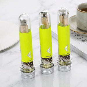 Grossistes Tubes à <span class=keywords><strong>essai</strong></span> en plastique Récipients transparents de stockage de bonbons 40ml en plastique avec bouchons à vis - Product Image 4