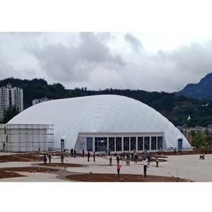 Air Supported Inflated Tensile Film Dome <b>Tent</b> <b>Canopy</b> Inflatable for Industrial Farm Warehouse Storage Shed - Product Image 2