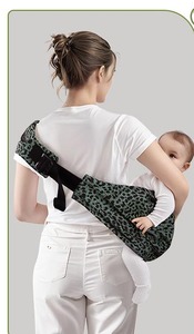 Porte-bébé pour tout-petits avec <span class=keywords><strong>double</strong></span> boucle de sécurité et sangle d'épaule réglable (7-30 lb), porte-bébés taille unique - Product Image 5
