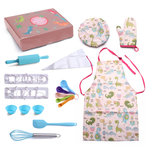Venta caliente 11 piezas pastel decoración niños delantal Chef sombrero cocina niños hornear <span class=keywords><strong>Kit</strong></span> <span class=keywords><strong>para</strong></span> niños y <span class=keywords><strong>niñas</strong></span> - Product Image 1