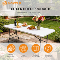 Produits phares : Table rectangulaire pliante, table portable pliante, table pliante pour s'asseoir au sol