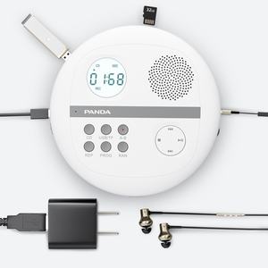 Reproductor de CD Portátil con Pantalla Retroiluminada, Batería Integrada, Reproductor de Música Discman con Altavoces, Tarjeta USB TF, Walkman, Reproductor de CD USB - Product Image 1