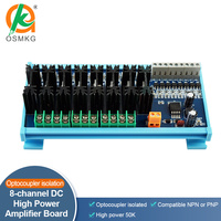 Carte d'amplificateur cc PLC haute puissance Oshangming 8 canaux entrée PNP NPN