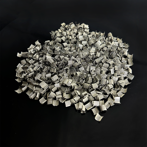 Metall kanonen <span class=keywords><strong>ring</strong></span> Zufällige Verpackung Halb zylinder Edelstahl Ss304 316 Kanonen <span class=keywords><strong>ring</strong></span> mit winzigem Loch - Product Image 3