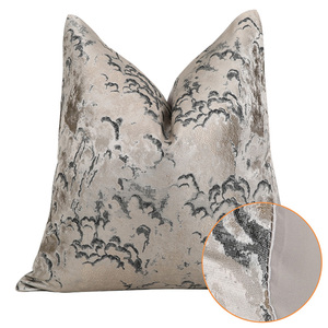 Fodere per <span class=keywords><strong>Cuscini</strong></span> Decorativi <span class=keywords><strong>Grigio</strong></span> Scuro 18x18 20x20, Federe Quadrate di Lusso per Divano, Soggiorno, Letto, Arredamento Casa - Product Image 6