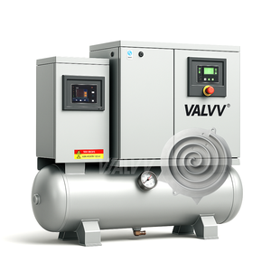 Minyak 3hp 5hp 10hp 15hp 20hp bebas gulir sekrup kompresor udara bebas minyak 2 3 4 5.5 7.5 11 15 KW HP - Product Image 4