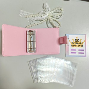 Tantangan penghematan $1000 <span class=keywords><strong>Binder</strong></span> cincin PVC bening <span class=keywords><strong>Binder</strong></span> uang <span class=keywords><strong>Binder</strong></span> kustom <span class=keywords><strong>3</strong></span> cincin Pvc tantangan hemat <span class=keywords><strong>Mini</strong></span> - Product Image 4