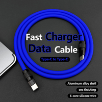 Cable de Carga Rápida 5A de 240W, Edición Especial Samurai, Negro, Resistente, con Cable de Silicona Ultra Grueso, Tipo-C, 2025