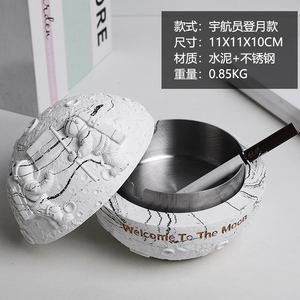 Creative Modern Design Cement Astronaut Ashtray Spaceman Cigar Ashtray for Desktop Decorative Smoking Ashtray - Product Image 2