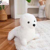 Peluche souple Loutre marine endormie dans un aquarium, cadeau souvenir pour fille, rembourrage en coton PP, pour lit d'enfant