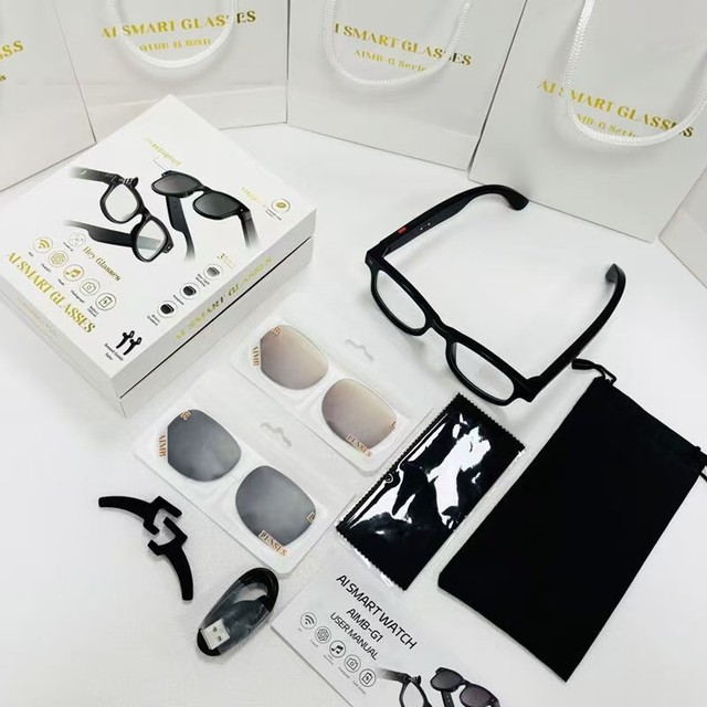 G1/G2/G3 BT WiFi with Camera Take Photos Video Audio Recording AI Translator Image Recognition Sunglasses Wearable Smart Glasses