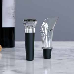 MUYI Coffret cadeau ouvre-bouteille électrique 4 en 1 avec coupe-capsule, bouchon de <span class=keywords><strong>vin</strong></span>, préservateur de <span class=keywords><strong>vin</strong></span> - Product Image 5