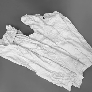 Trapos de Limpieza de Algodón Blanco Grado A de 50 lb, Trapos de Algodón, Trapos de Camiseta, Proveedor de Trapos de Algodón Blanco para Limpieza - Product Image 1