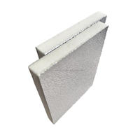 Panneau de conduit pré-isolé en mousse PIR, conduit composite en aluminium antibactérien, panneau de conduit de climatisation PID pour hôpital