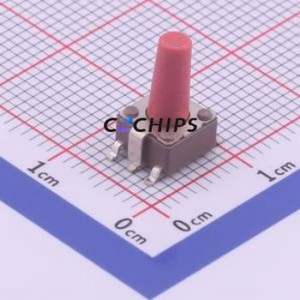 DTSMG-68R-S-V Tactile Switch SMD Switch Single Pole Single Throw Round Button 2.6N 6.2mm - Product Image 1