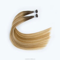 Vente en gros Pré-collé Multifonctionnel Super Double Dessiné Top Qualité 100% Remy Cheveux Humains Pointe Plate Kératine Extensions de Cheveux