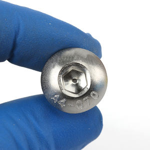 Vis à tête <span class=keywords><strong>hexagonale</strong></span> à empreinte <span class=keywords><strong>hexagonale</strong></span> en acier inoxydable 316 A4-70 à haute résistance à la corrosion ISO 7380-1, filetage métrique M3-M16 - Product Image 5