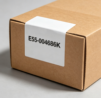 Lei waarschuwingslabel (geel) voor navulunit E55-004686K voor Jet3up Jet3eco inkjetprinter