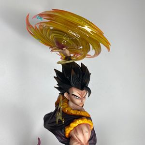 Estatua de <span class=keywords><strong>Gogeta</strong></span> <span class=keywords><strong>Dragon</strong></span> Bell GK con 3 Cabezas Intercambiables, Figura de Anime de PVC con Efecto de Energía - Product Image 2