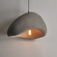 Lampe de bar design lustre restaurant personnalité créative magasin de vêtements art commercial lampe wabi-sabi