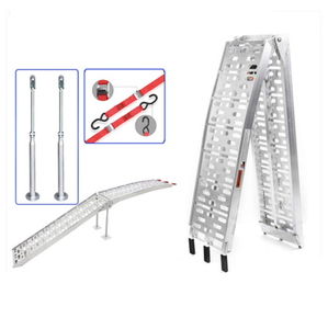 Rampes pliantes portables en Aluminium de haute qualité, robustes, pratiques et pratiques pour camion, remorque, vtt, voiture - Product Image 3