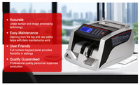 Compteuse de billets 2825 haute vitesse avec détection de contrefaçon UV MG IR CIS pour ATM et manutention de fonds en vrac