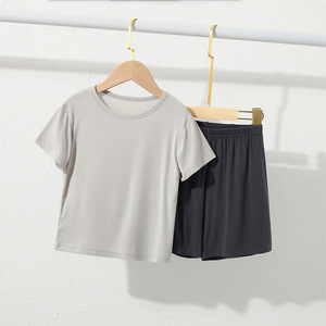 Pigiama Estivo in Cotone e Spandex per Bambina, Set Corto, 19 <span class=keywords><strong>Mesi</strong></span>, Pigiami Coordinati Mamma e Bambino - Product Image 2