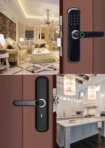 Bd An Toàn Lok Nhập Dữ Liệu Từ Nhà Khóa Vân Tay Kỹ Thuật Số Điện Tử Wifi Nhà Thông Minh Tuya Ttlock Ứng Dụng Khóa Cửa In Ngón Tay - Product Image 5