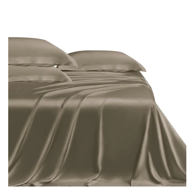 Customized color comfort 4 PCS microfiber textile double brushed bed set juego de sabanas