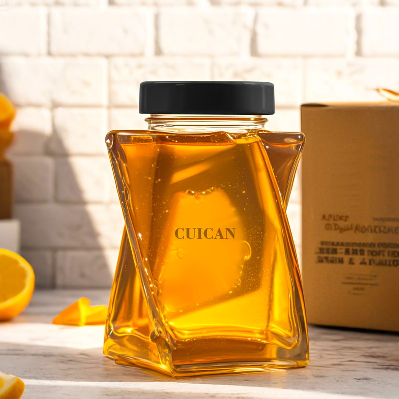 Storage Small Honey Glass Jar Wholesale
