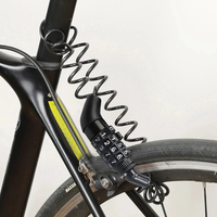 Antivol universel pour casque de vélo avec câble en acier et serrure de coffre pour vélo