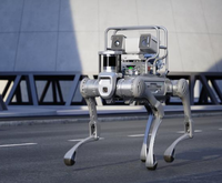 Robot d'inspection quadrupède industriel hybride à roues Unitrees A2 A2-W de taille moyenne avec SDK ouvert en stock